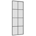 Ușă glisantă cu set de feronerie neagră 76x205 cm Sticlă ESG - WALTI WALTI