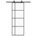 Ușă glisantă cu set de feronerie neagră 76x205 cm Sticlă ESG - WALTI WALTI