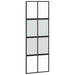 Ușă glisantă cu set feronerie neagră 76x205cm sticlă securizată - WALTI WALTI
