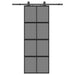 Ușă glisantă cu set feronerie neagră 76x205cm sticlă securizată - WALTI WALTI