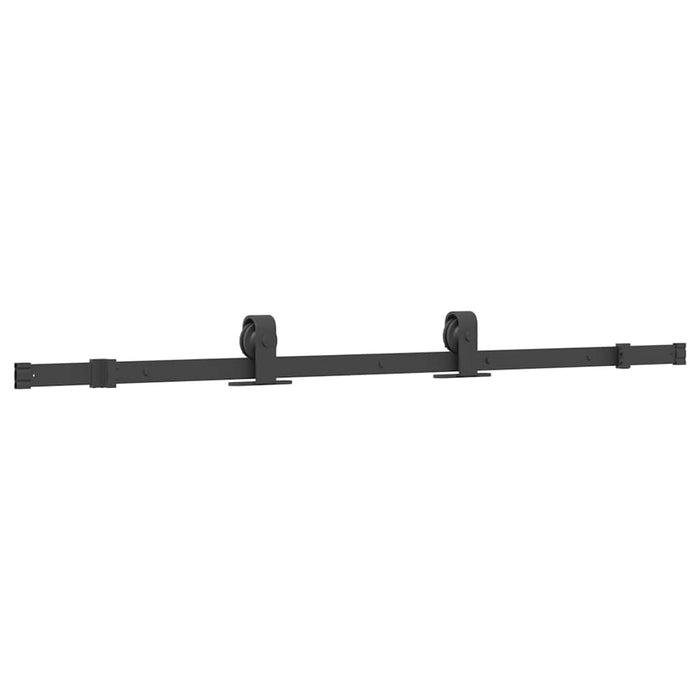 Ușă glisantă cu set feronerie neagră 76x205cm sticlă securizată - WALTI WALTI