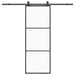 Ușă glisantă cu set de feronerie neagră 76x205 cm Sticlă ESG - WALTI WALTI
