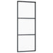 Ușă glisantă cu set de feronerie neagră 76x205 cm Sticlă ESG - WALTI WALTI