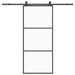 Ușă glisantă cu set de feronerie neagră 90x205 cm Sticlă ESG - WALTI WALTI
