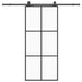 Ușă glisantă cu set de feronerie neagră 90x205 cm Sticlă ESG - WALTI WALTI