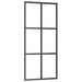 Ușă glisantă cu set de feronerie neagră 90x205 cm Sticlă ESG - WALTI WALTI