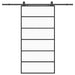 Ușă glisantă cu set de feronerie neagră 102x205 cm Sticlă ESG - WALTI WALTI