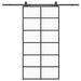 Ușă glisantă cu set de feronerie neagră 90x205 cm Sticlă ESG - WALTI WALTI