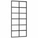 Ușă glisantă cu set de feronerie neagră 90x205 cm Sticlă ESG - WALTI WALTI