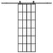 Ușă glisantă cu set de feronerie neagră 76x205 cm Sticlă ESG - WALTI WALTI
