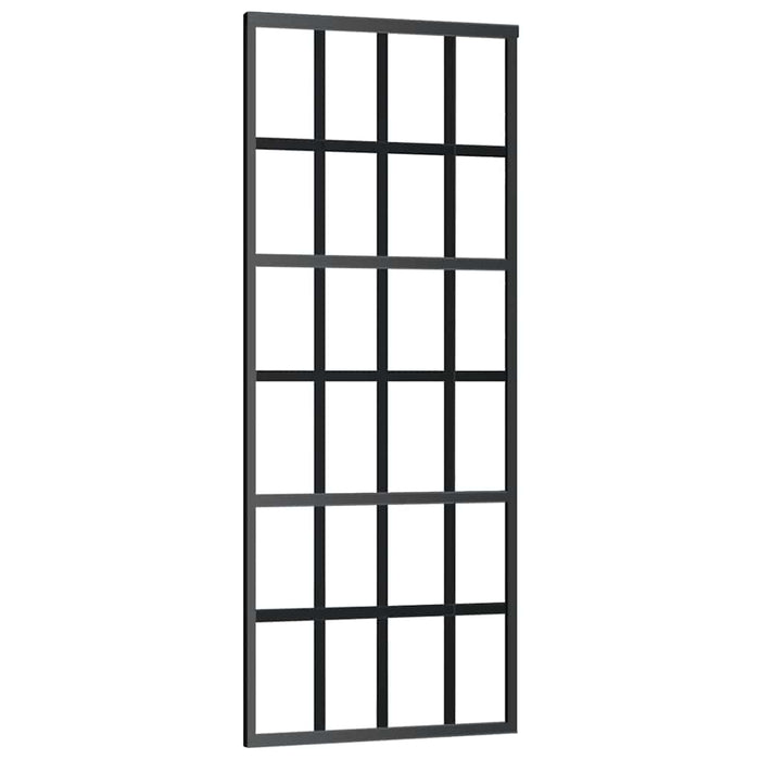 Ușă glisantă cu set de feronerie neagră 76x205 cm Sticlă ESG - WALTI WALTI