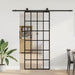 Ușă glisantă cu set de feronerie neagră 90x205 cm Sticlă ESG - WALTI WALTI