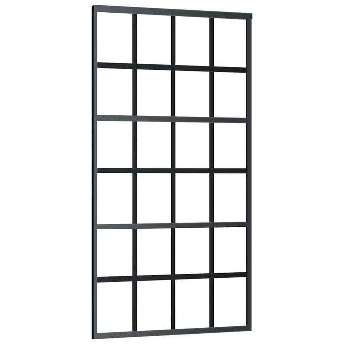 Ușă glisantă cu set de feronerie neagră 102x205 cm Sticlă ESG - WALTI WALTI
