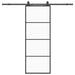 Ușă glisantă cu set de feronerie neagră 76x205 cm Sticlă ESG - WALTI WALTI
