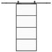 Ușă glisantă cu set de feronerie neagră 90x205 cm Sticlă ESG - WALTI WALTI