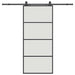 Ușă glisantă cu set de feronerie neagră 90x205 cm Sticlă ESG - WALTI WALTI
