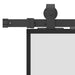 Ușă glisantă cu set de feronerie neagră 90x205 cm Sticlă ESG - WALTI WALTI