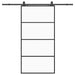 Ușă glisantă cu set de feronerie neagră 102,5x205 cm Sticlă ESG - WALTI WALTI