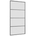 Ușă glisantă cu set de feronerie neagră 102,5x205 cm Sticlă ESG - WALTI WALTI