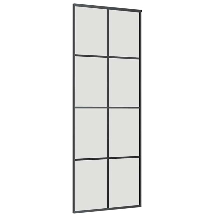 Ușă glisantă cu set de feronerie neagră 76x205 cm Sticlă ESG - WALTI WALTI