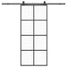 Ușă glisantă cu set de feronerie neagră 90x205 cm Sticlă ESG - WALTI WALTI