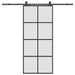 Ușă glisantă cu set de feronerie neagră 90x205 cm Sticlă ESG - WALTI WALTI