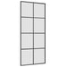 Ușă glisantă cu set de feronerie neagră 90x205 cm Sticlă ESG - WALTI WALTI