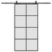 Ușă glisantă cu set de feronerie neagră 102,5x205 cm Sticlă ESG - WALTI WALTI