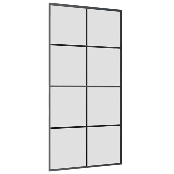 Ușă glisantă cu set de feronerie neagră 102,5x205 cm Sticlă ESG - WALTI WALTI