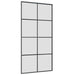 Ușă glisantă cu set de feronerie neagră 102,5x205 cm Sticlă ESG - WALTI WALTI