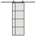 Ușă glisantă cu set de feronerie neagră 76x205 cm Sticlă ESG - WALTI WALTI