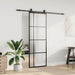 Ușă glisantă cu set de feronerie neagră 76x205 cm Sticlă ESG - WALTI WALTI