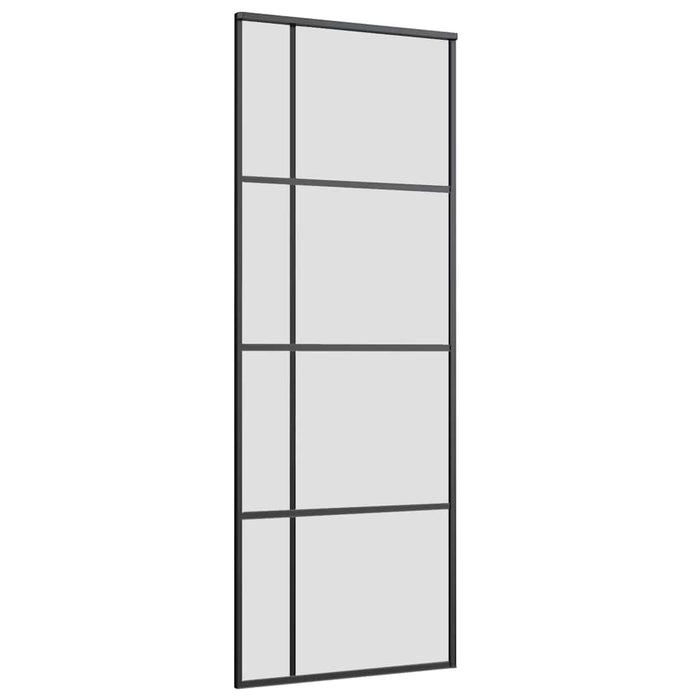 Ușă glisantă cu set de feronerie neagră 76x205 cm Sticlă ESG - WALTI WALTI