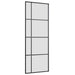 Ușă glisantă cu set de feronerie neagră 76x205 cm Sticlă ESG - WALTI WALTI