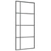 Ușă glisantă cu set de feronerie neagră 90x205 cm Sticlă ESG - WALTI WALTI