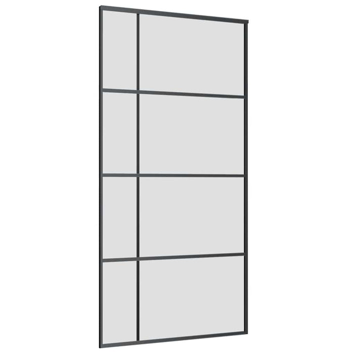 Ușă glisantă cu set de feronerie neagră 102,5x205 cm Sticlă ESG - WALTI WALTI