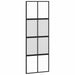 Ușă glisantă cu set feronerie neagră 76x205cm sticlă securizată - WALTI WALTI