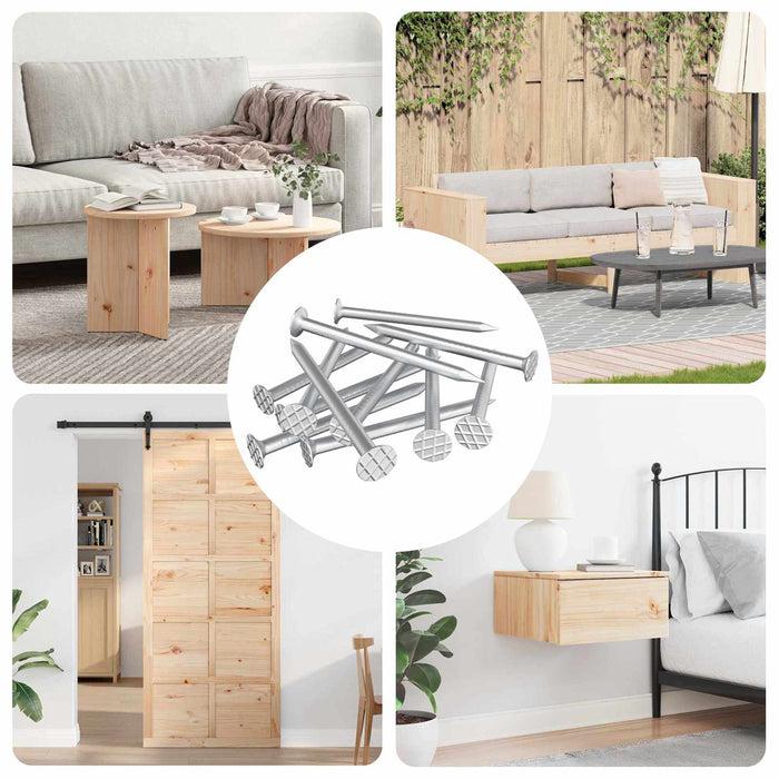Cuie pentru Lemn 100000 pcs Argintiu Metal - WALTI WALTI