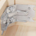Suport 2 pcs Zincat 106 x 55 x 1,5mm Oțel - WALTI WALTI