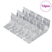 Suport 12 pcs Zincat 106 x 55 x 1,5mm Oțel - WALTI WALTI
