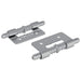 Zăvor 2 pcs Argintiu 46 x 17 x 1,2 mm Oțel - WALTI WALTI