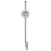 Hingă cu tijă de tragere 2 pcs Argintiu 190 mm Fier - WALTI WALTI