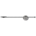 Hingă cu tijă de tragere 2 pcs Argintiu 190 mm Fier - WALTI WALTI
