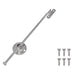 Hingă cu tijă de tragere 12 pcs Argintiu 190 mm Metal - WALTI WALTI
