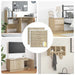 Copertă autocolantă pentru șuruburi 2 pcs Stejar Sonoma - WALTI WALTI