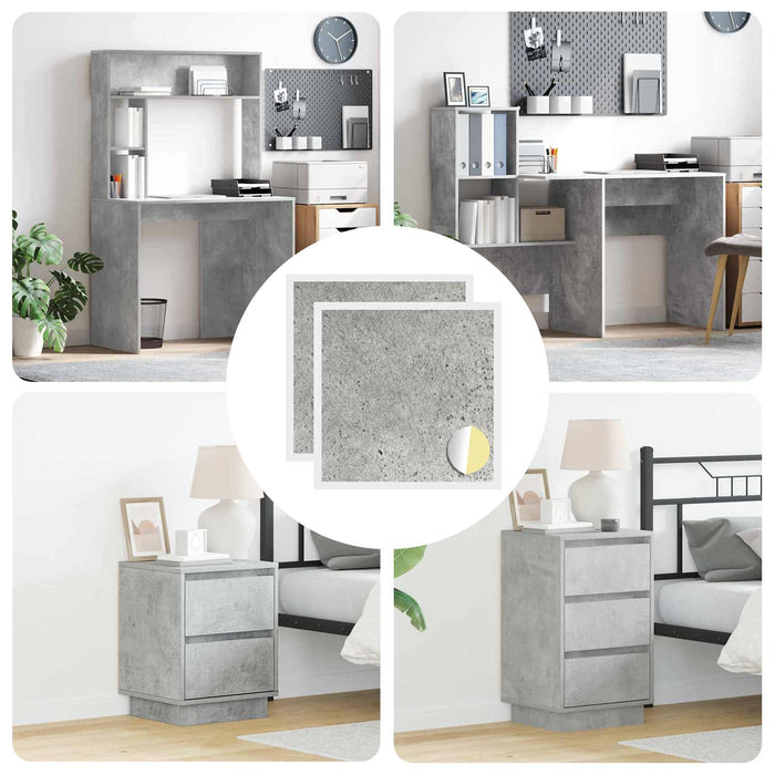 Copertă autocolantă pentru șuruburi 2 pcs Gri din beton - WALTI WALTI