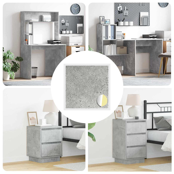 Copertă autocolantă pentru șuruburi 12 pcs Gri din beton - WALTI WALTI