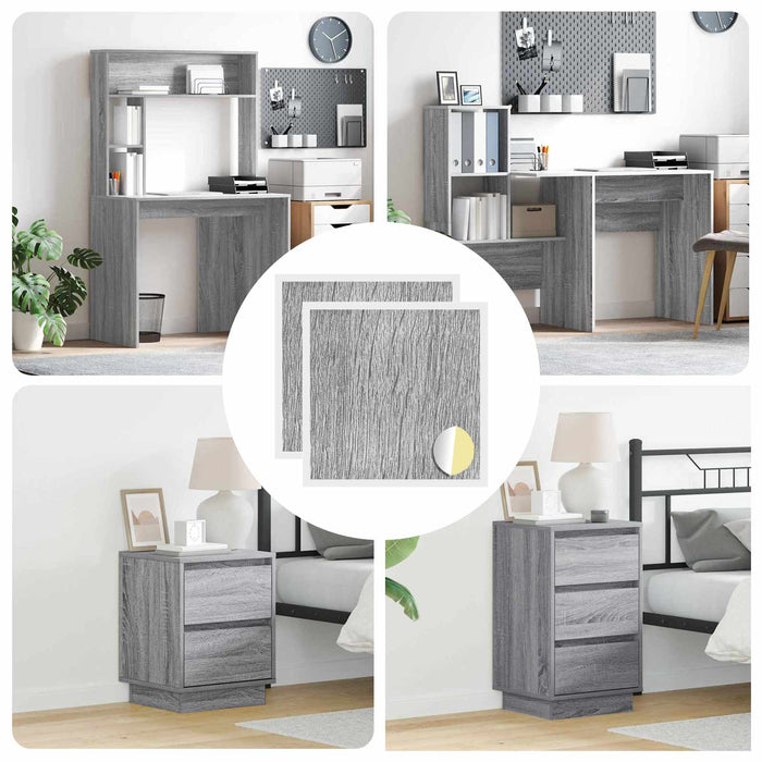 Copertă autocolantă pentru șuruburi 2 pcs Gri Sonoma - WALTI WALTI