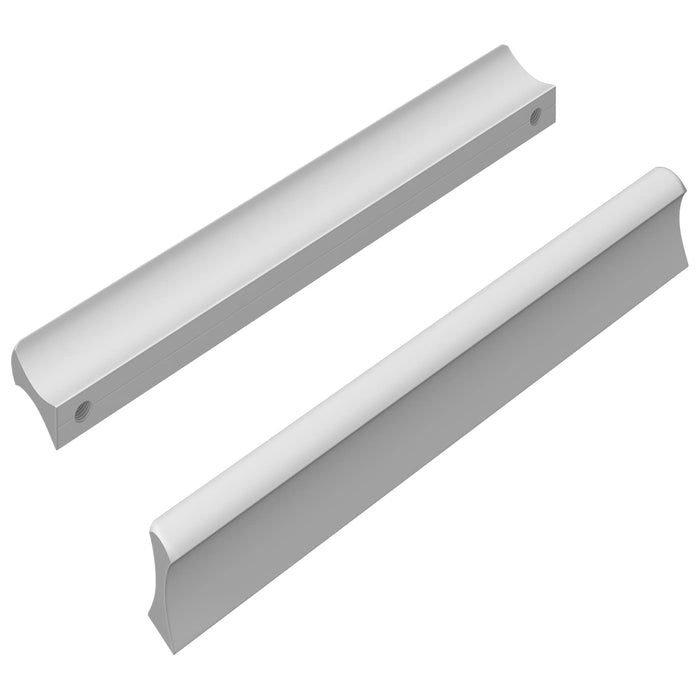 Mânere Simplu 2 pcs Argintiu 105.7 x 7.4 x 15.5 mm Aluminiu WALTI