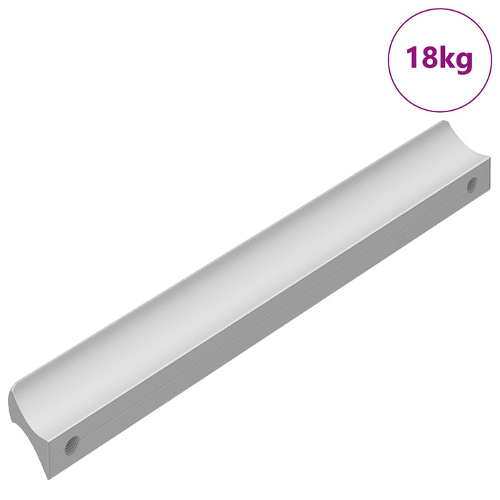 Mânere Simplu 828 pcs Argintiu 105.7 x 7.4 x 15.5 mm Aluminiu WALTI